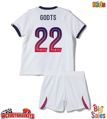 Paris Saint-Germain Mika Godts #22 Replica Away Stadium Kit for Kids 2026-27 Short Sleeve (+ pants)